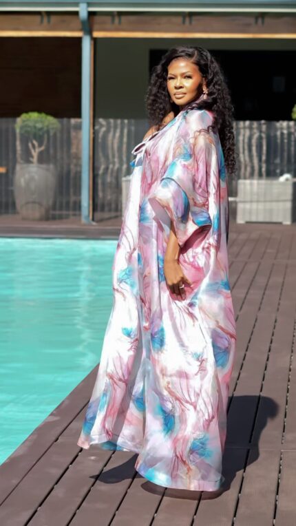 AURA ORGANDI KIMONO, PINK